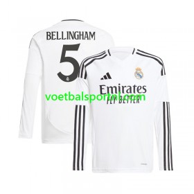 Real Madrid Jude Bellingham 5 Thuis Shirt 2024-25 L/S